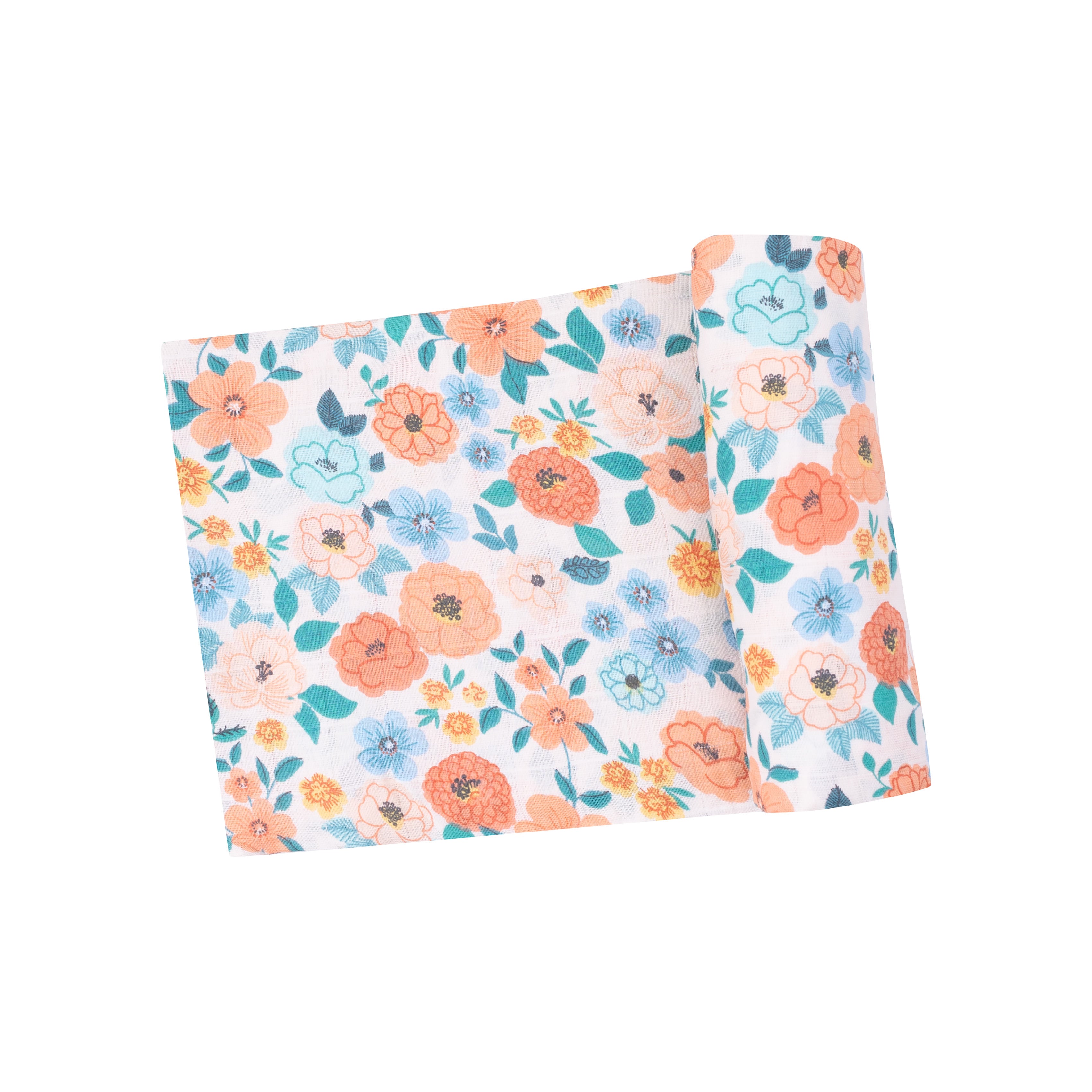 Angel Dear Bamboo Cotton Muslin Swaddle Blanket - Flower Cart